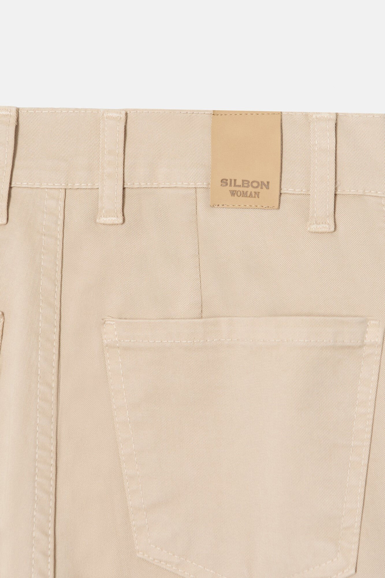 Silbon Cargo trousers Beige