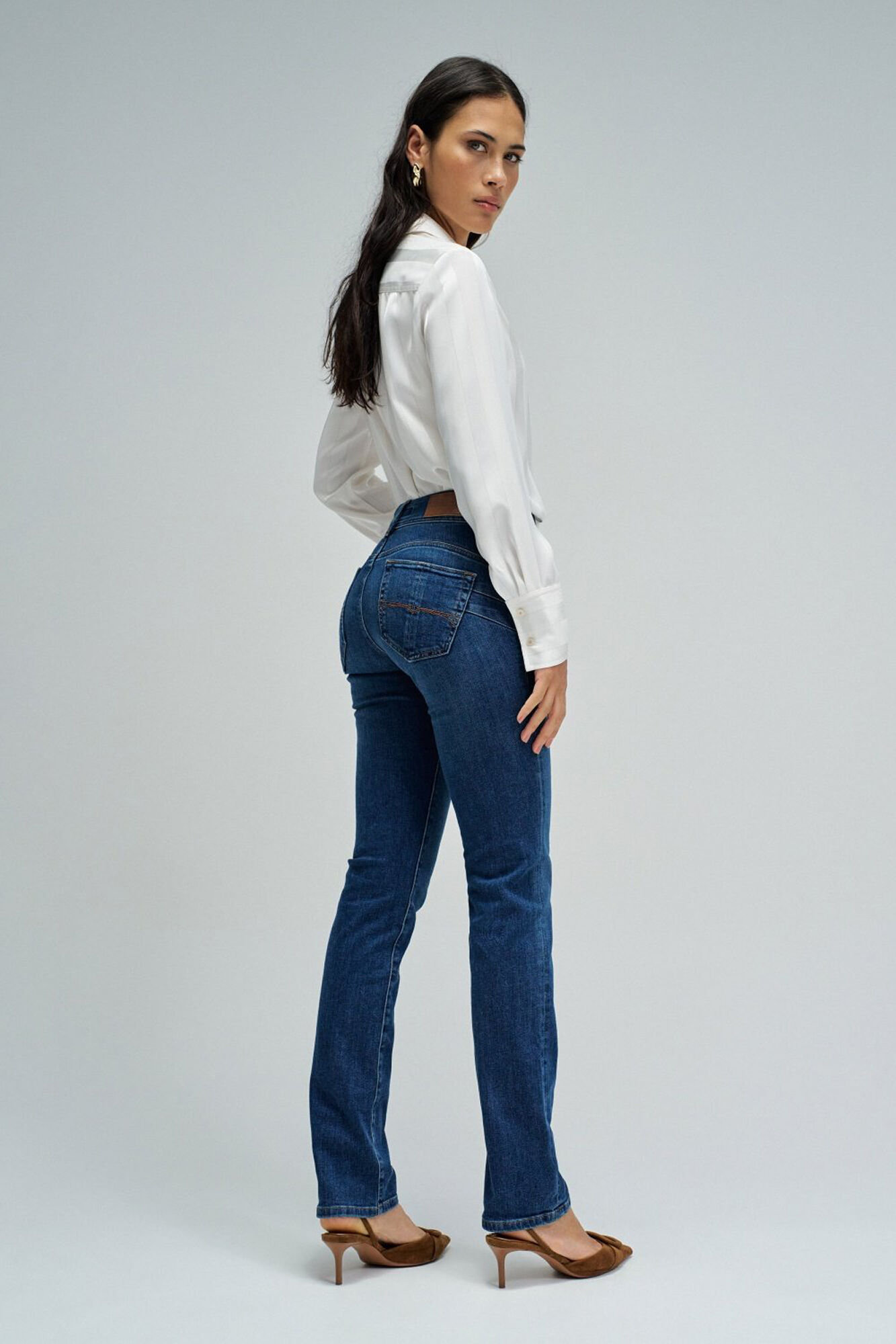 Salsa Jeans Jeans secret slim b&aacute;sicos Azul