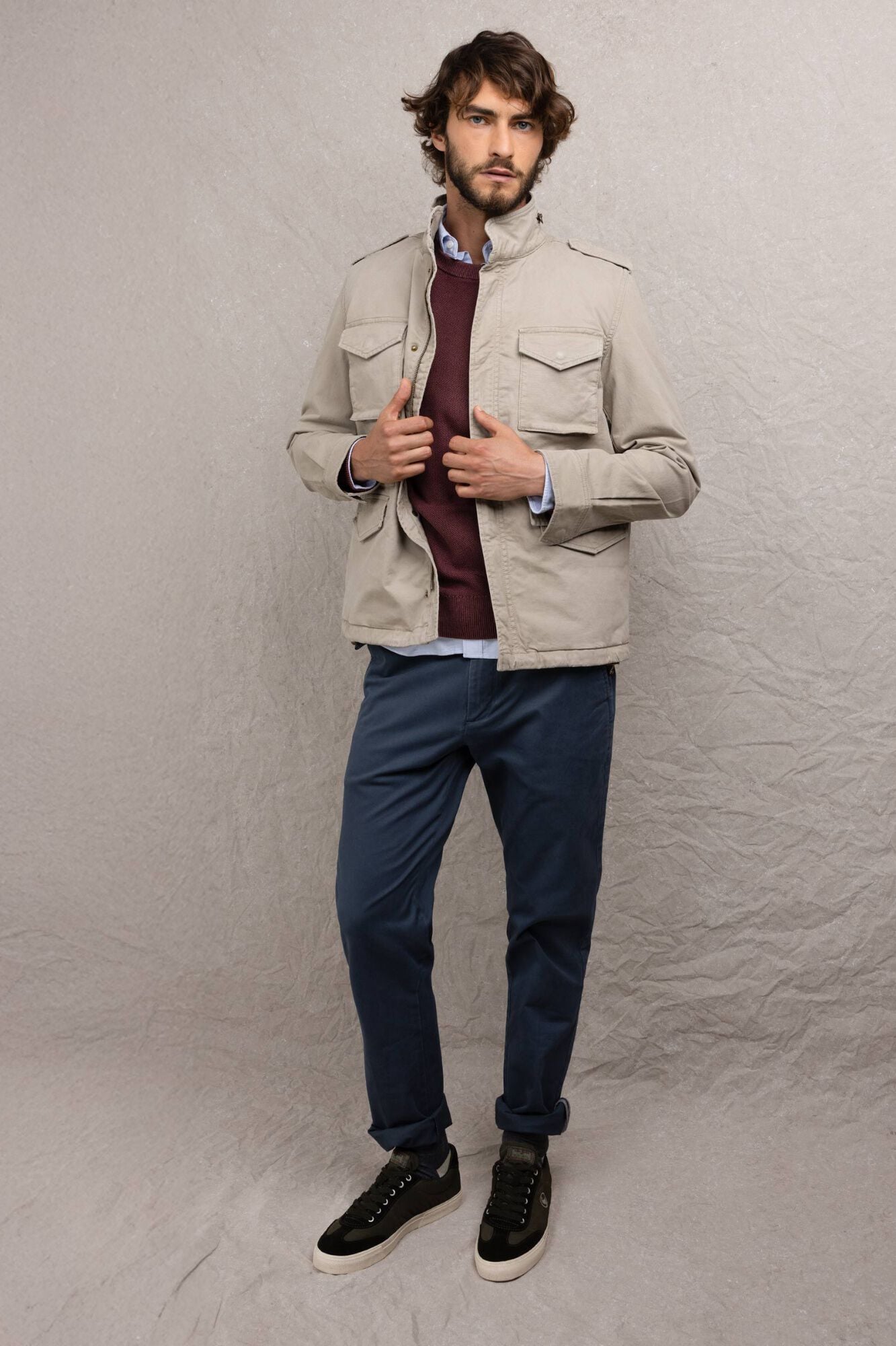 El Ganso Casaco Field Acolchoado Taupe