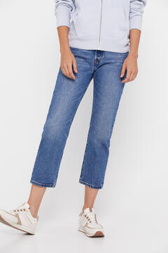 Cortefiel Levi's® 501® Crop jeans  Blue
