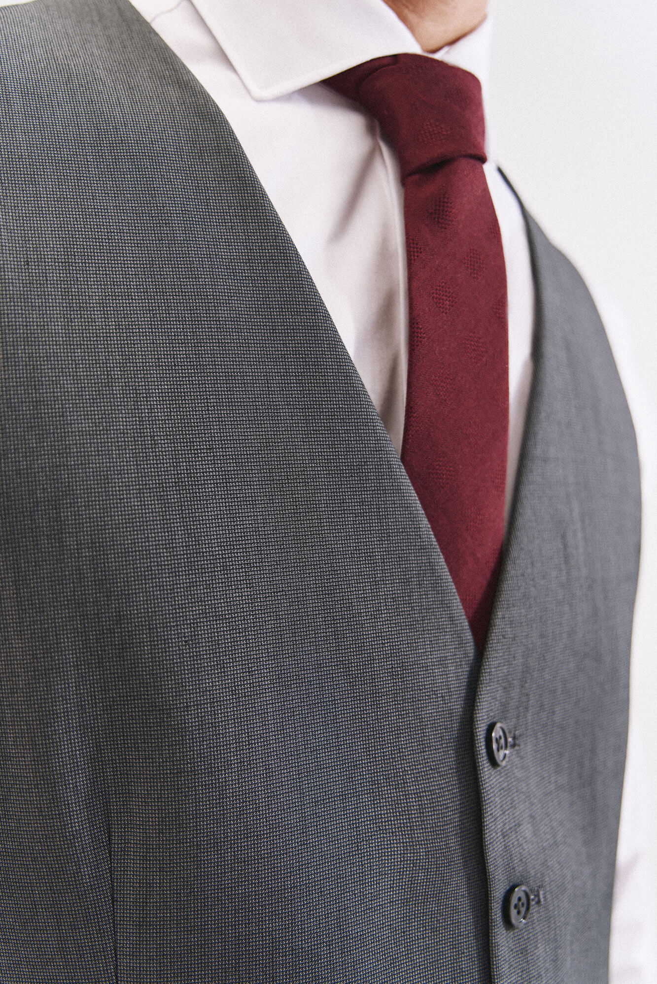 Cortefiel Structured vest series xxi Dark grey