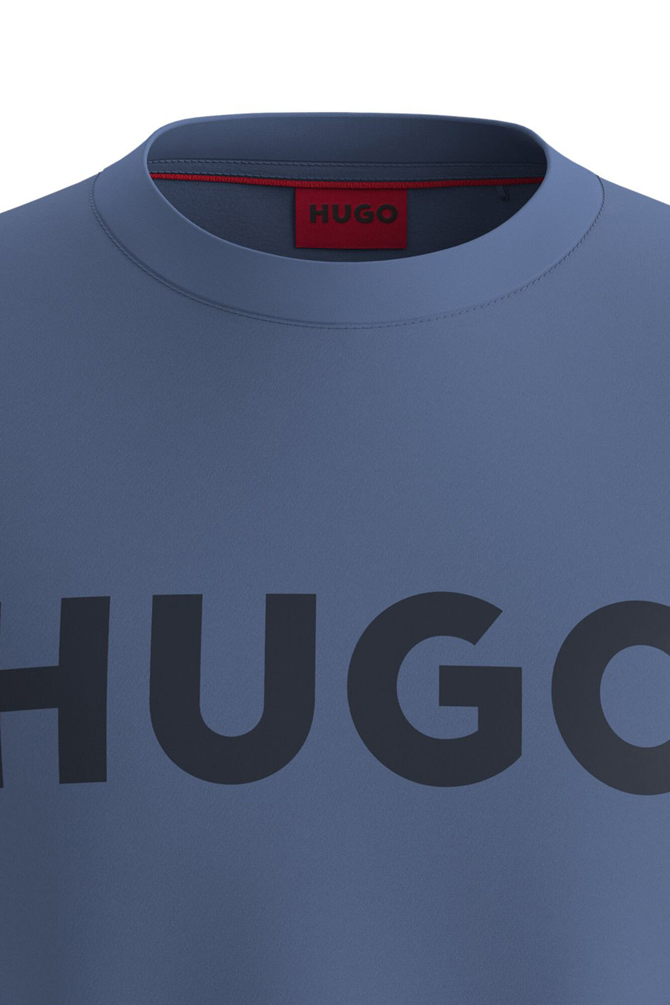 HUGO T-shirt de manga curta Azul