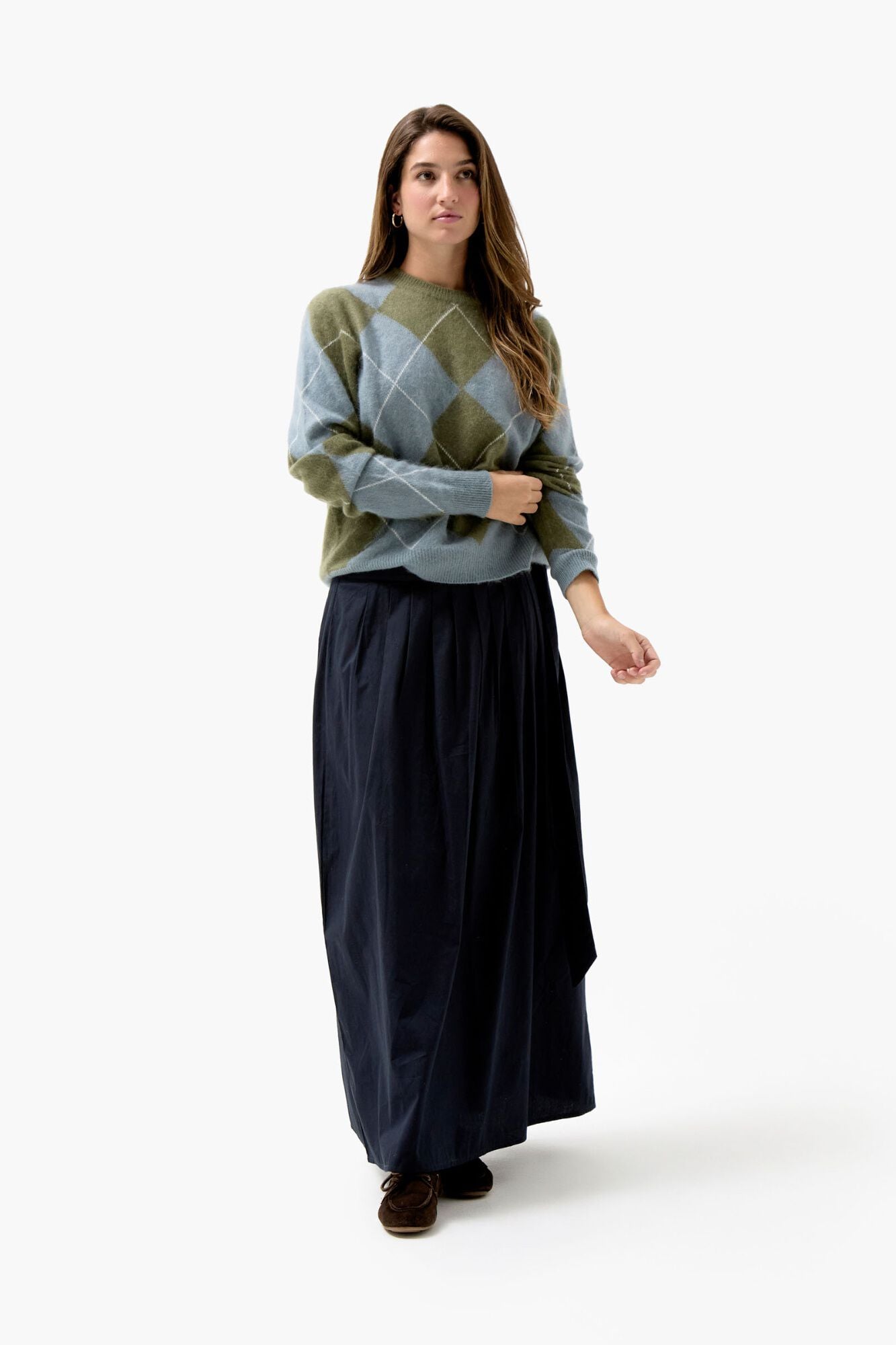 El Ganso Camisola Quinn Rombos Verde