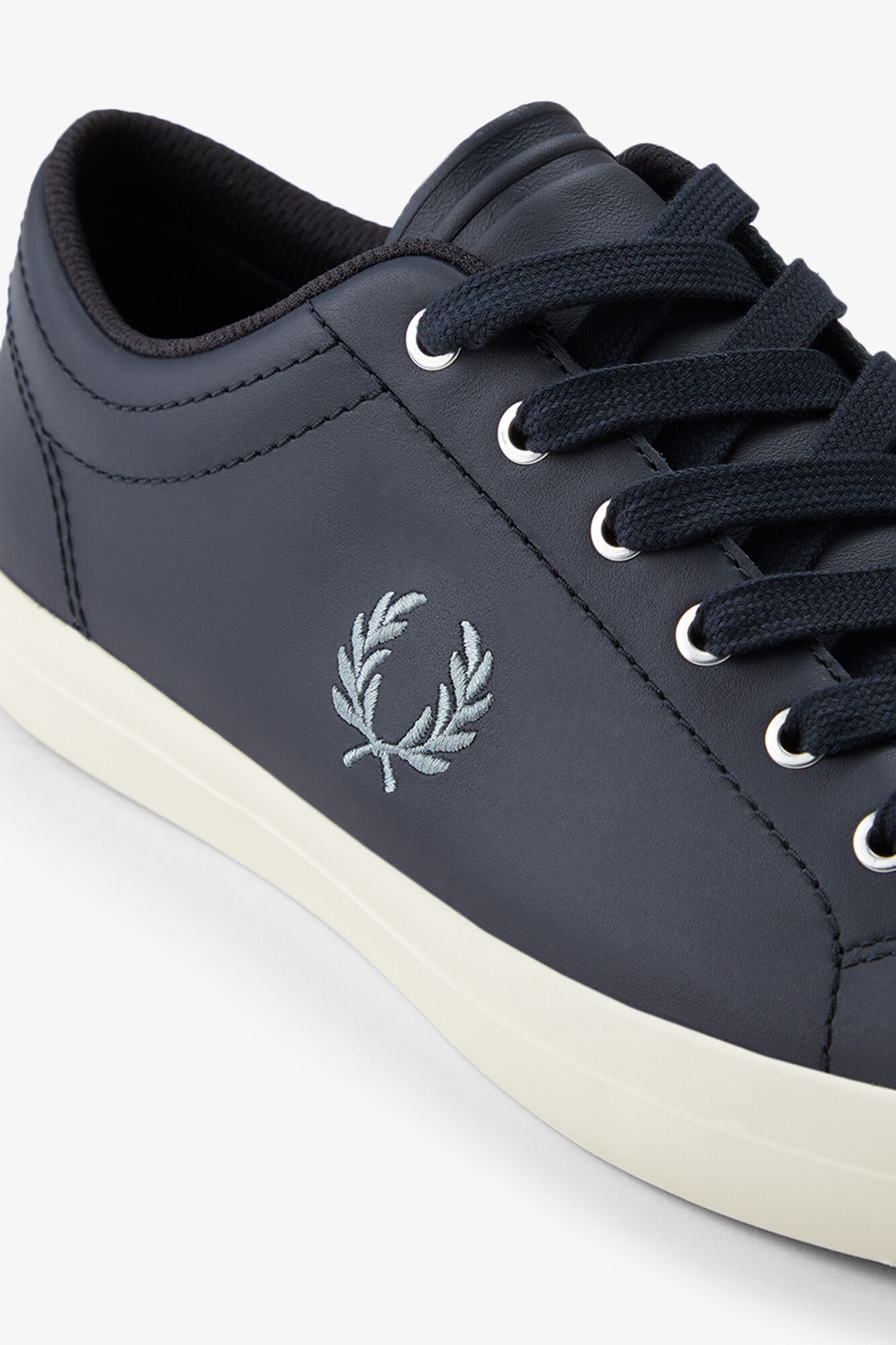 Fred Perry Sapatilha Baseline em pele Azul