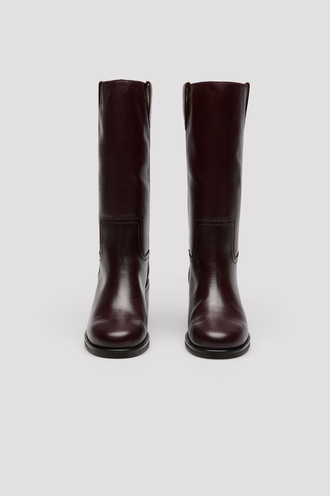 Cortefiel Leather heel boot