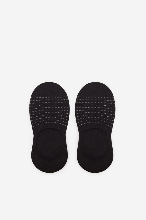 Cortefiel 2 pares calcetines invisibles con coolmax Negro