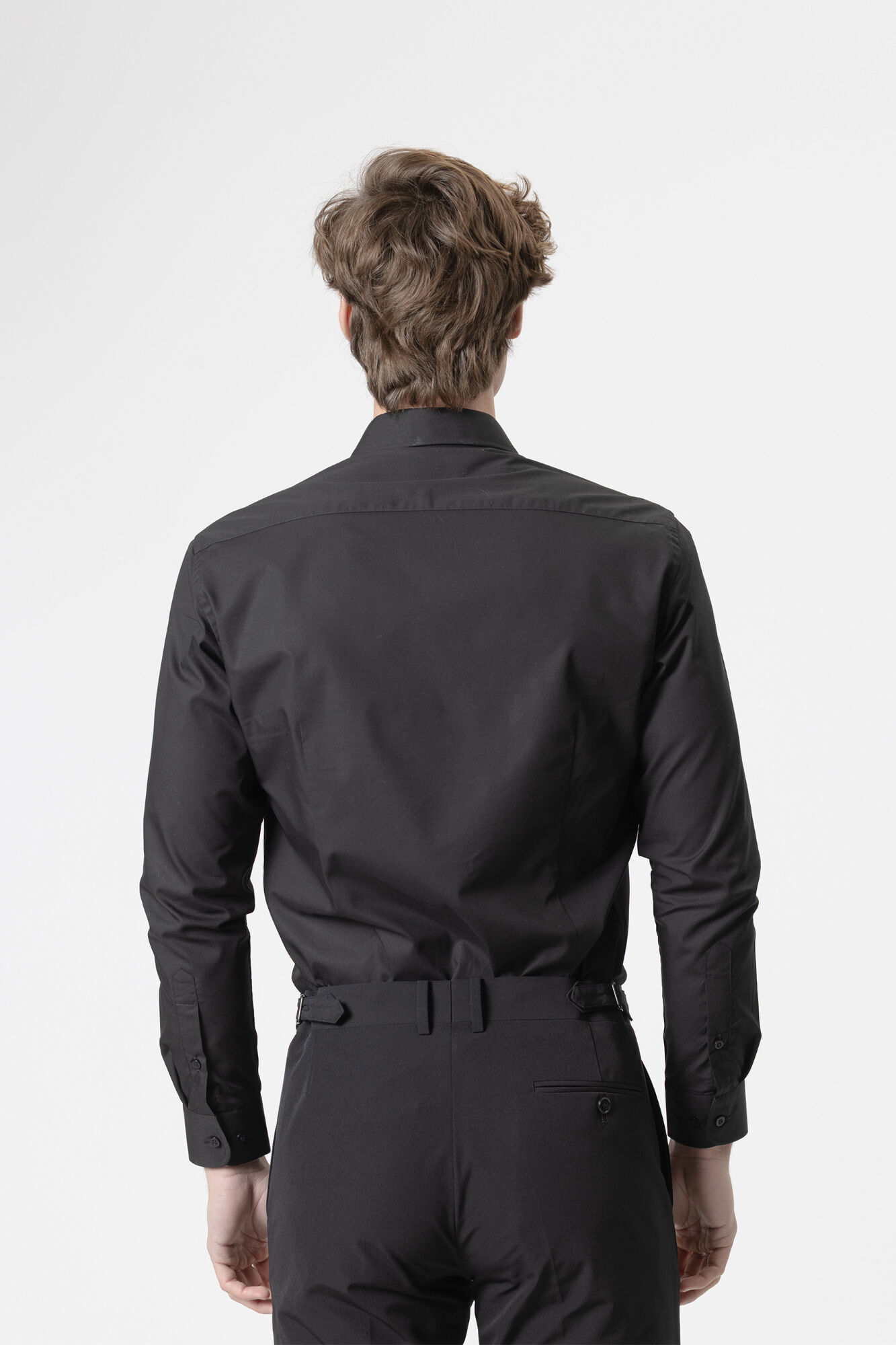 PuroEGO Camisa de vestir em popelina Preto