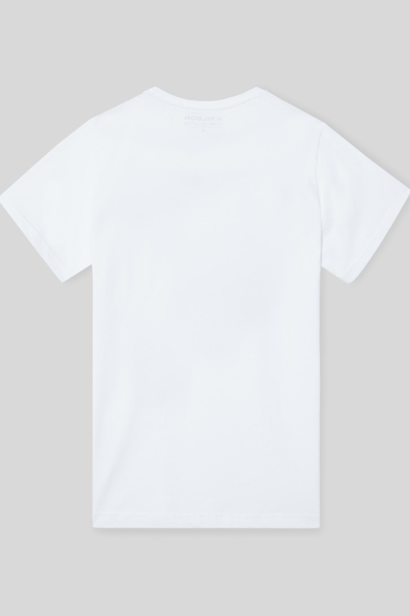 Silbon White racket branding T-shirt White