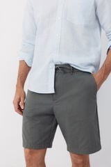 Cortefiel Bermuda ligera regular Kaki