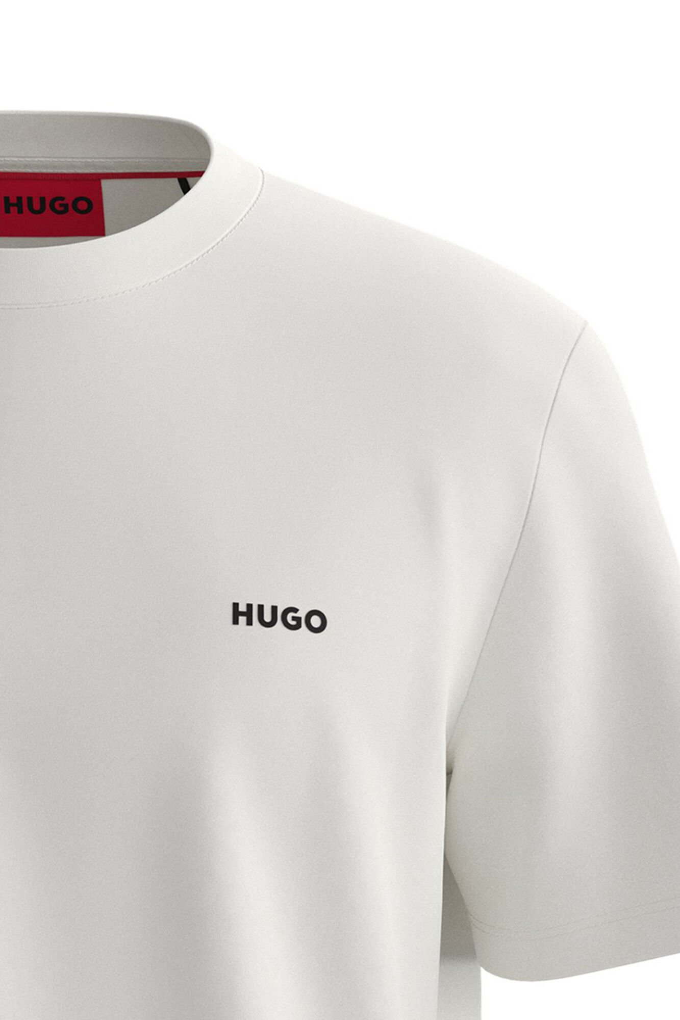 HUGO T-shirt de manga curta Branco