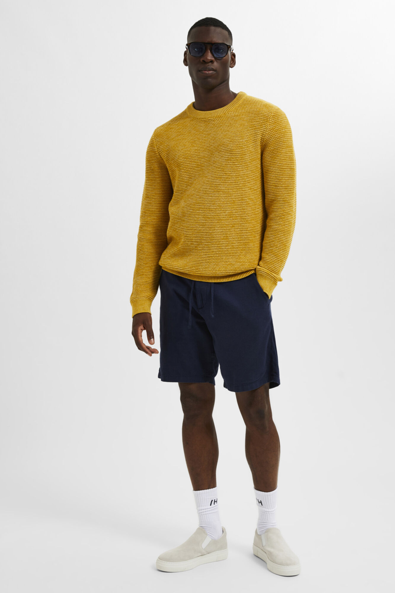 Selected Pantal&oacute;n chino corto