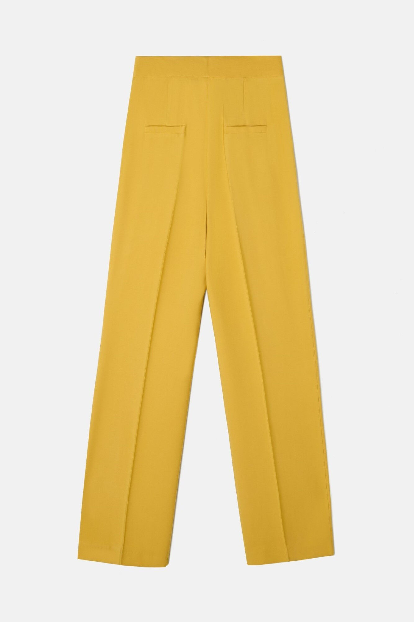 Silbon Cal&ccedil;as plissadas Amarelo