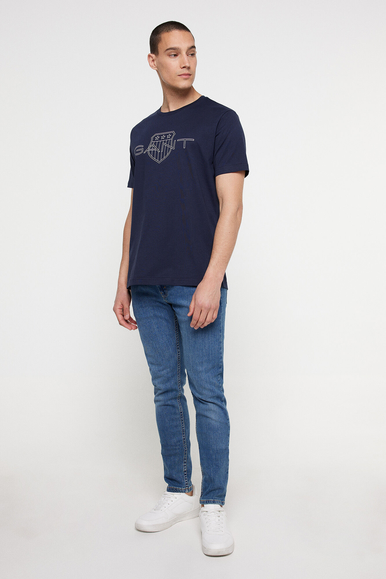Gant Short-sleeved T-shirt Navy