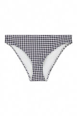 Cortefiel Classic coverage bikini bottoms Printed grey