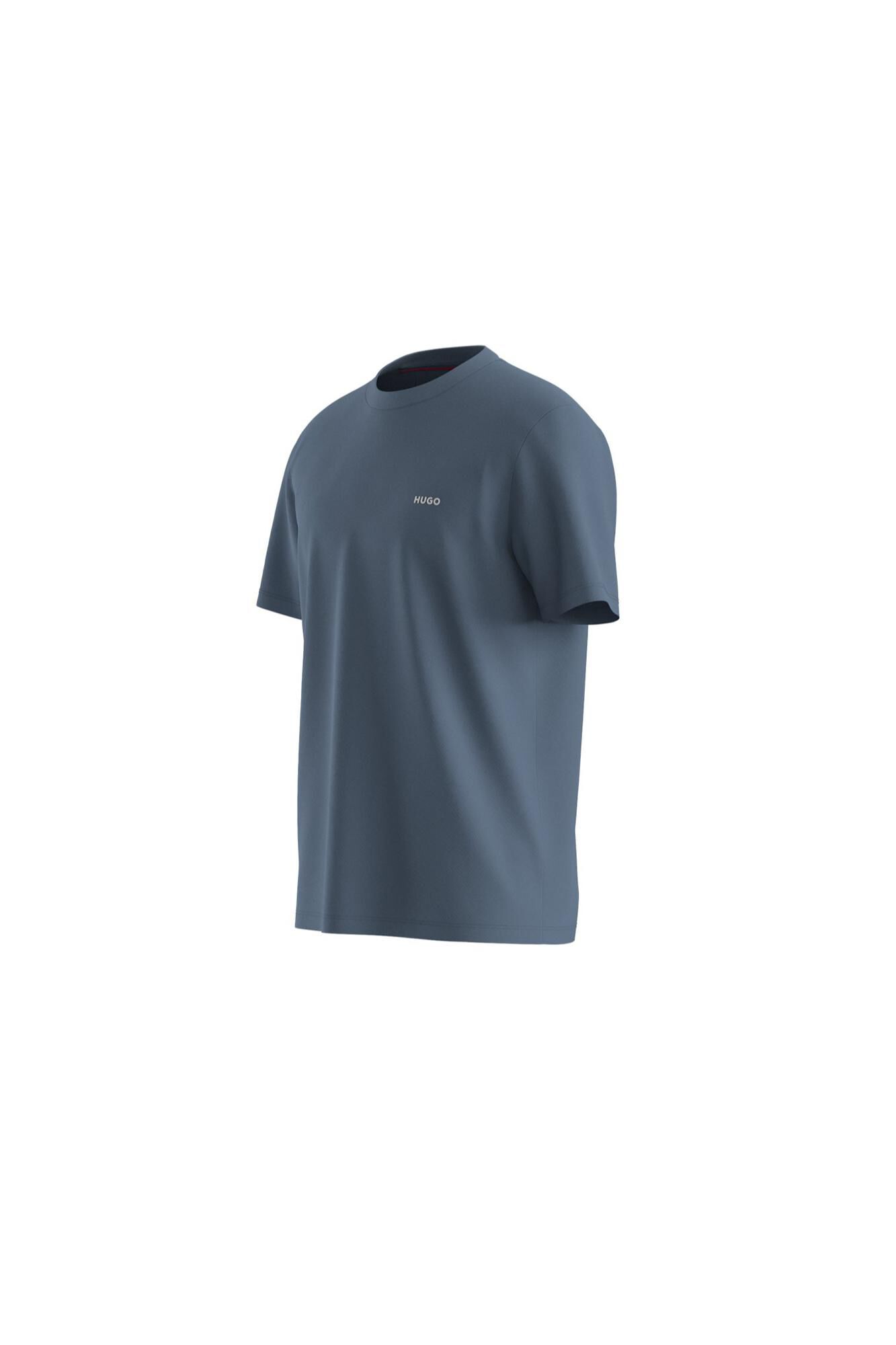 HUGO T-shirt de manga curta Azul