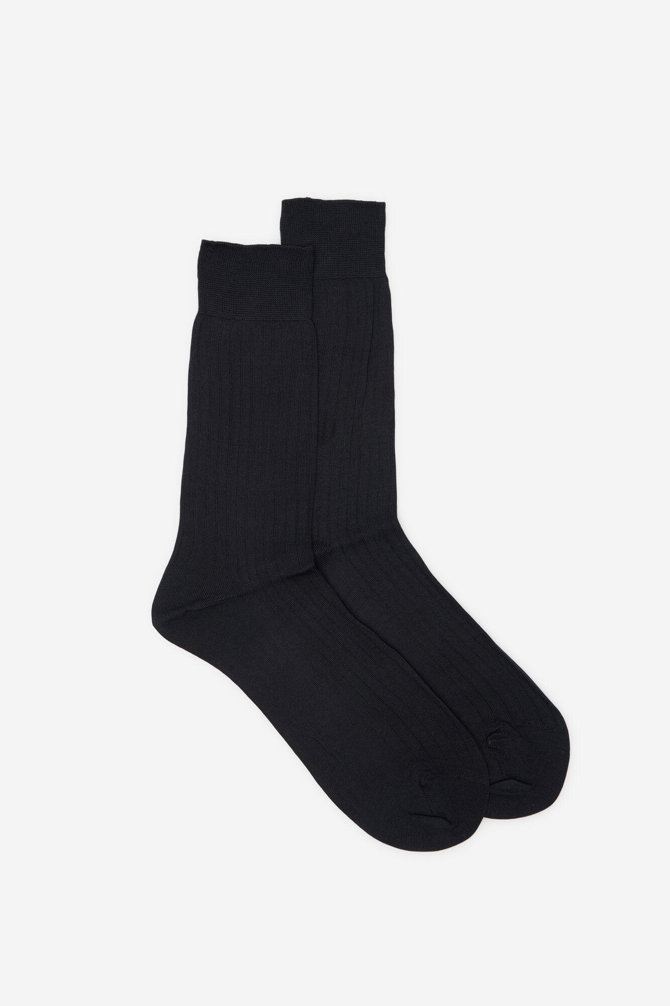 Cortefiel Plain dress socks Black