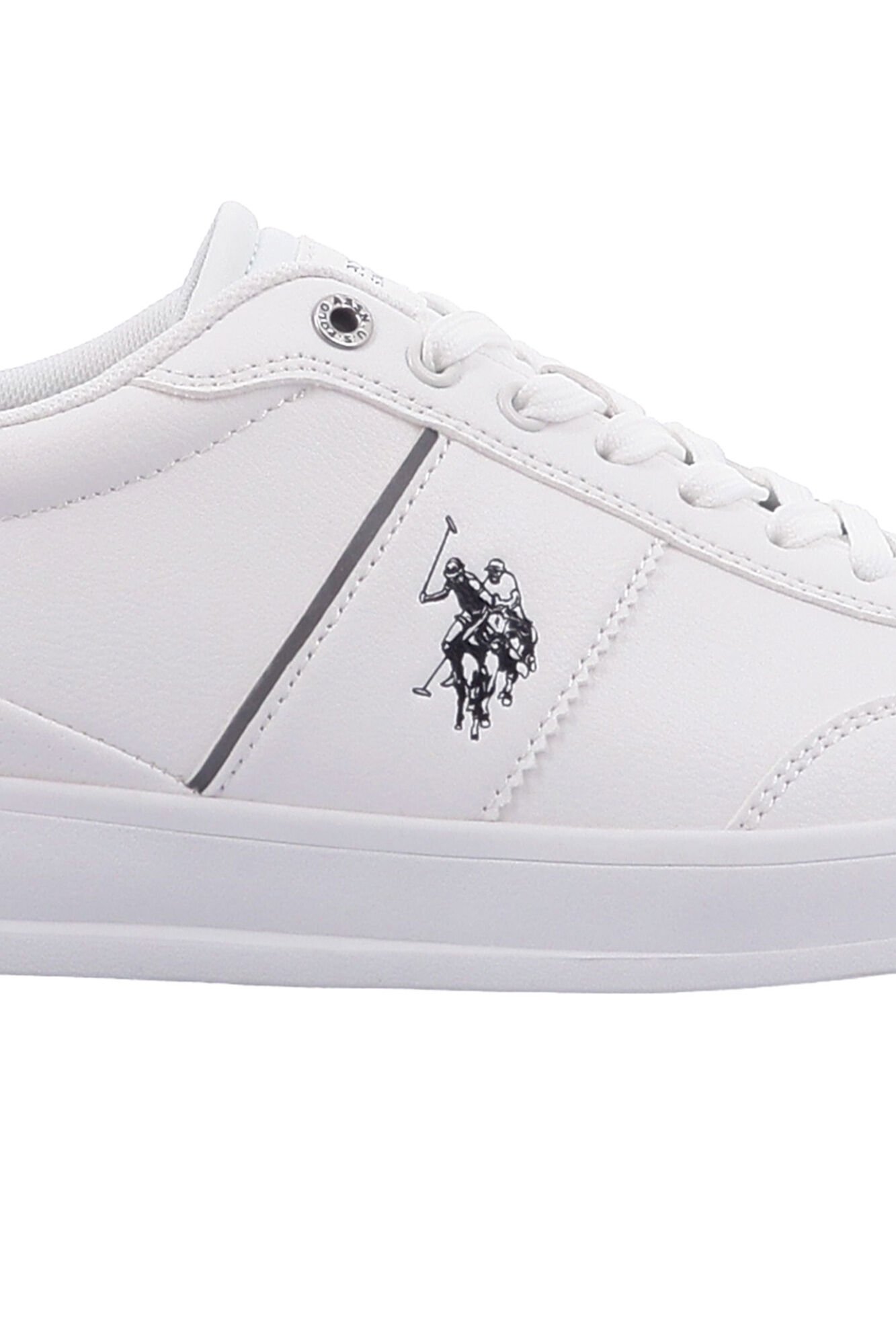 Us Polo Cal&ccedil;ado casual de homem Branco