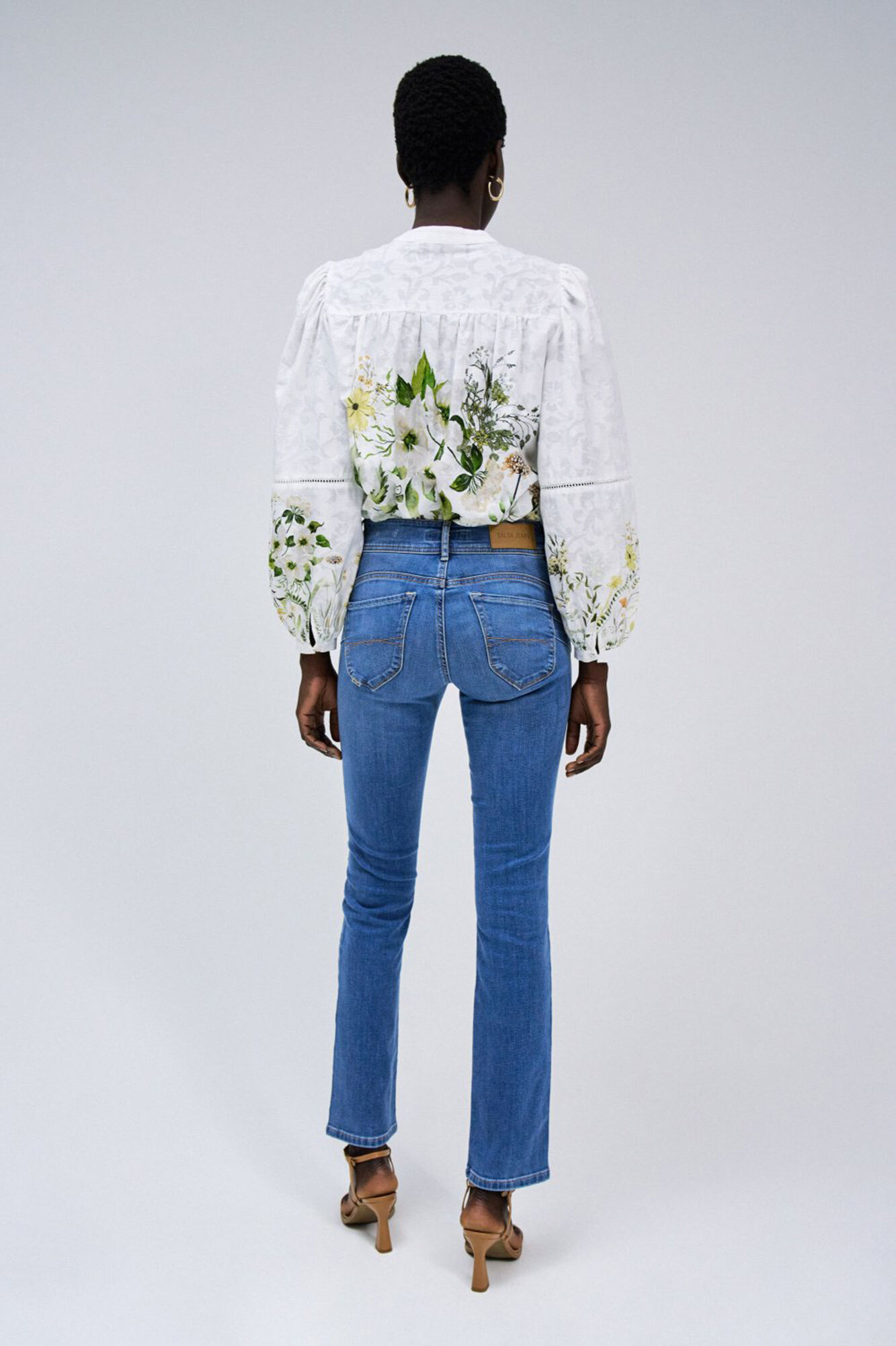 Salsa Jeans Secret Push em jeans slim Azul