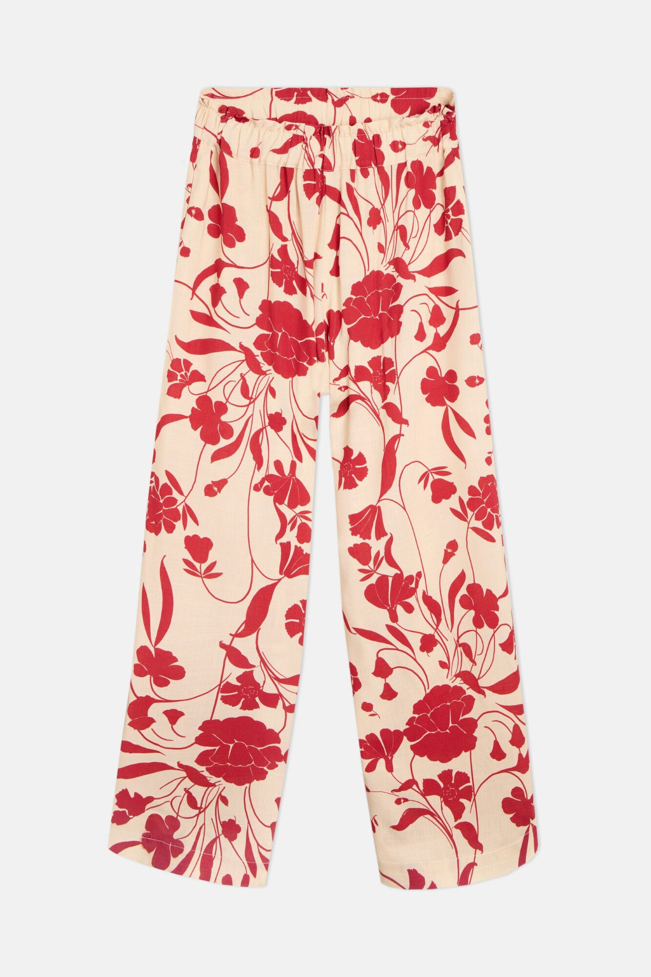 Silbon Cal&ccedil;a palazzo com estampado floral Vermelho