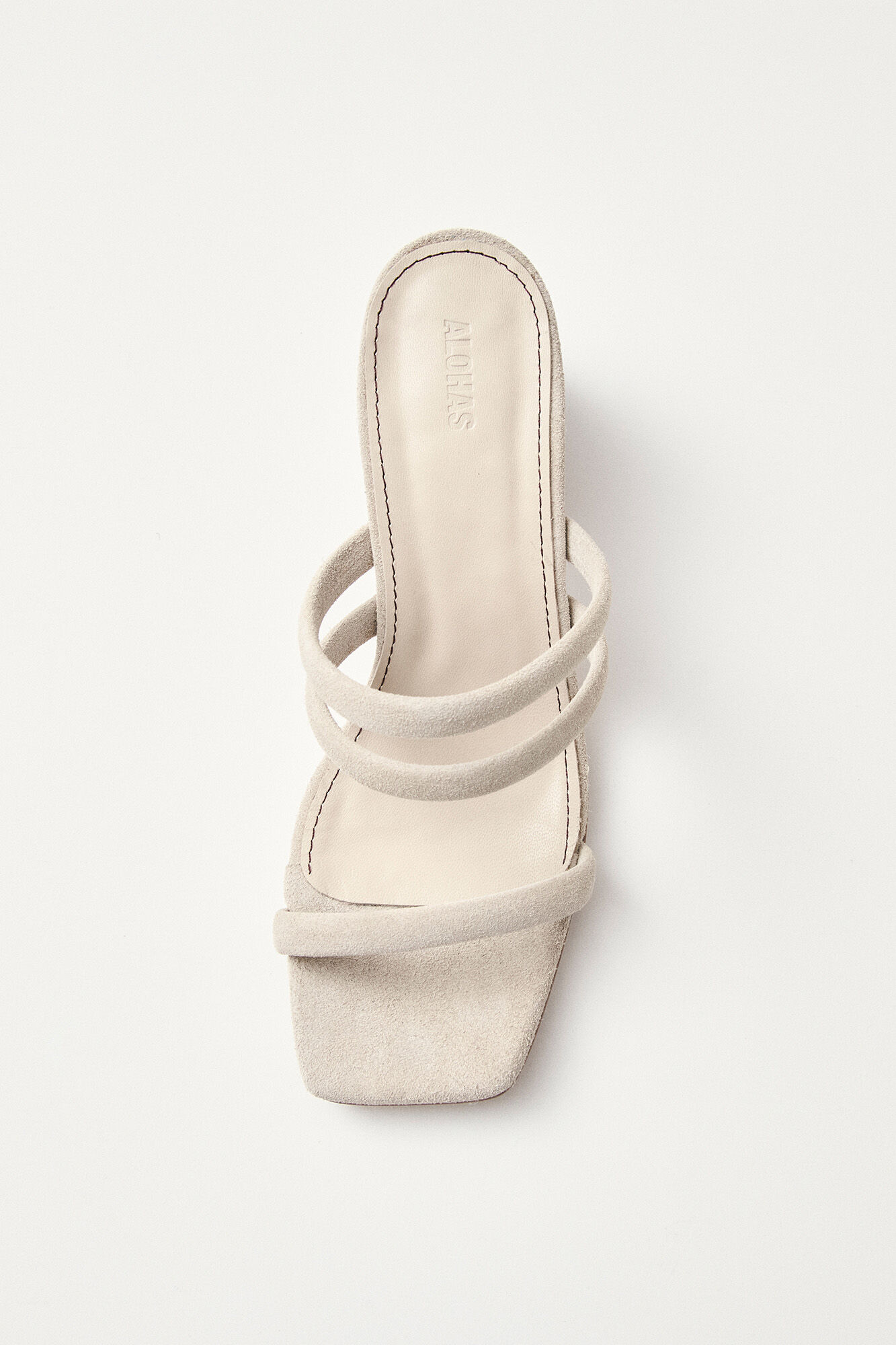 Alohas Indiana Leather Sandals Beige