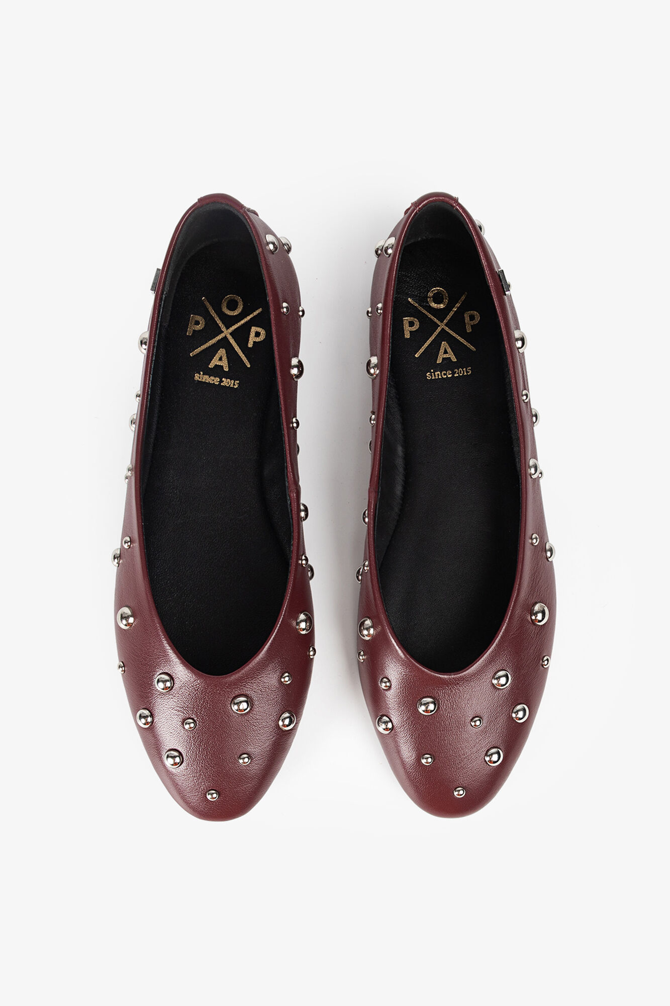 Popa Lady Etoile Studded Dancer Maroon