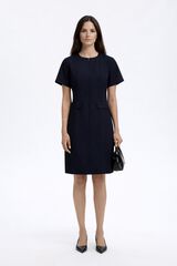 Selected Vestido curto Azul