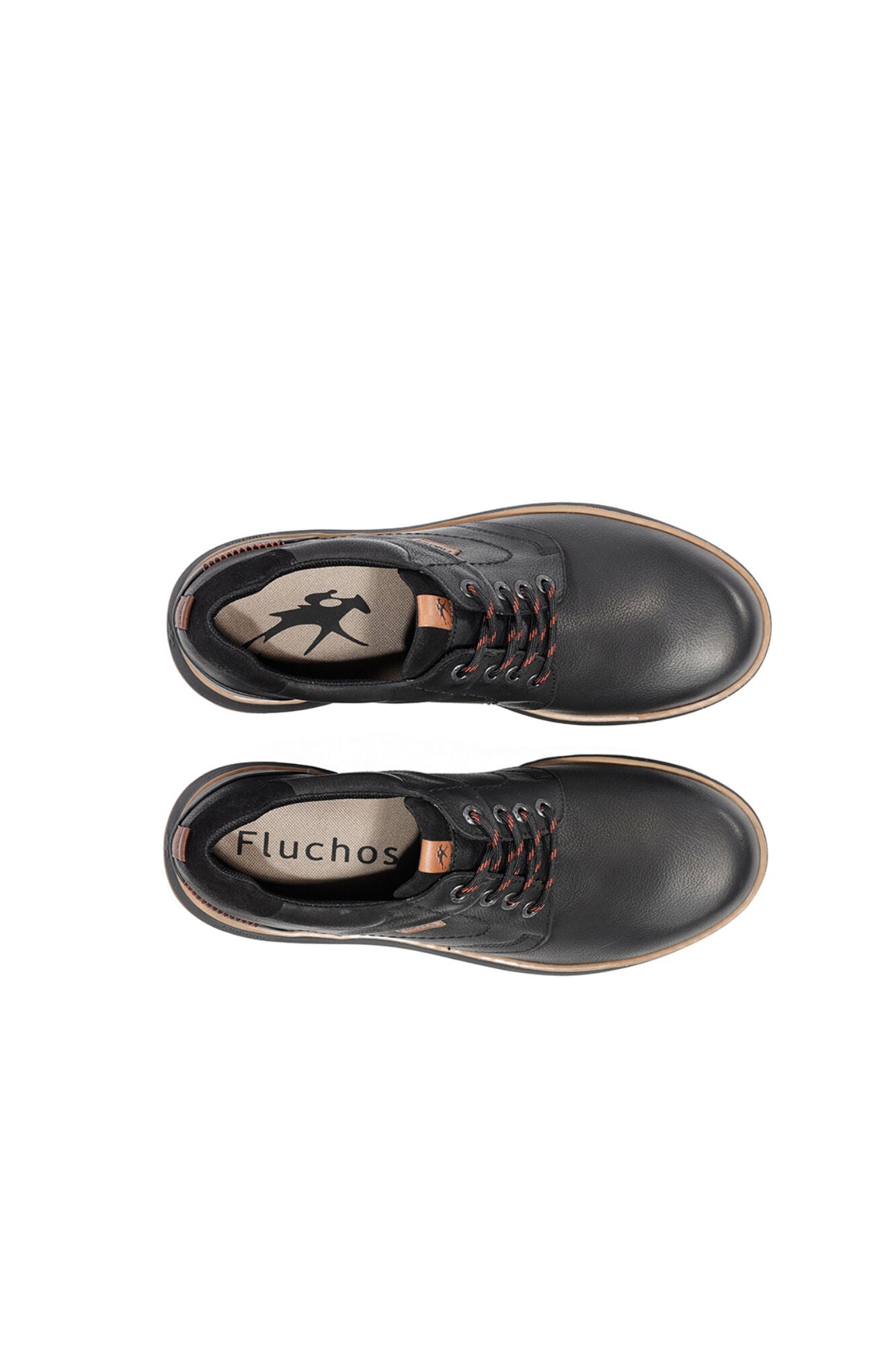 Fluchos Sapatos Wildford para homem Preto