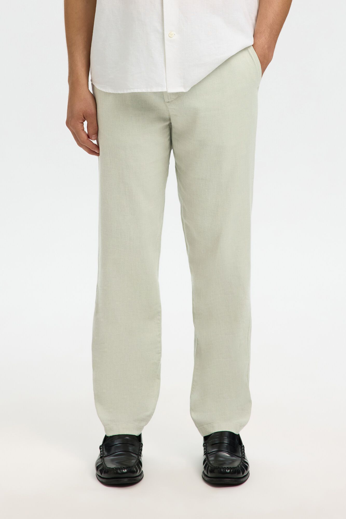 Selected Pantal&oacute;n chino lino