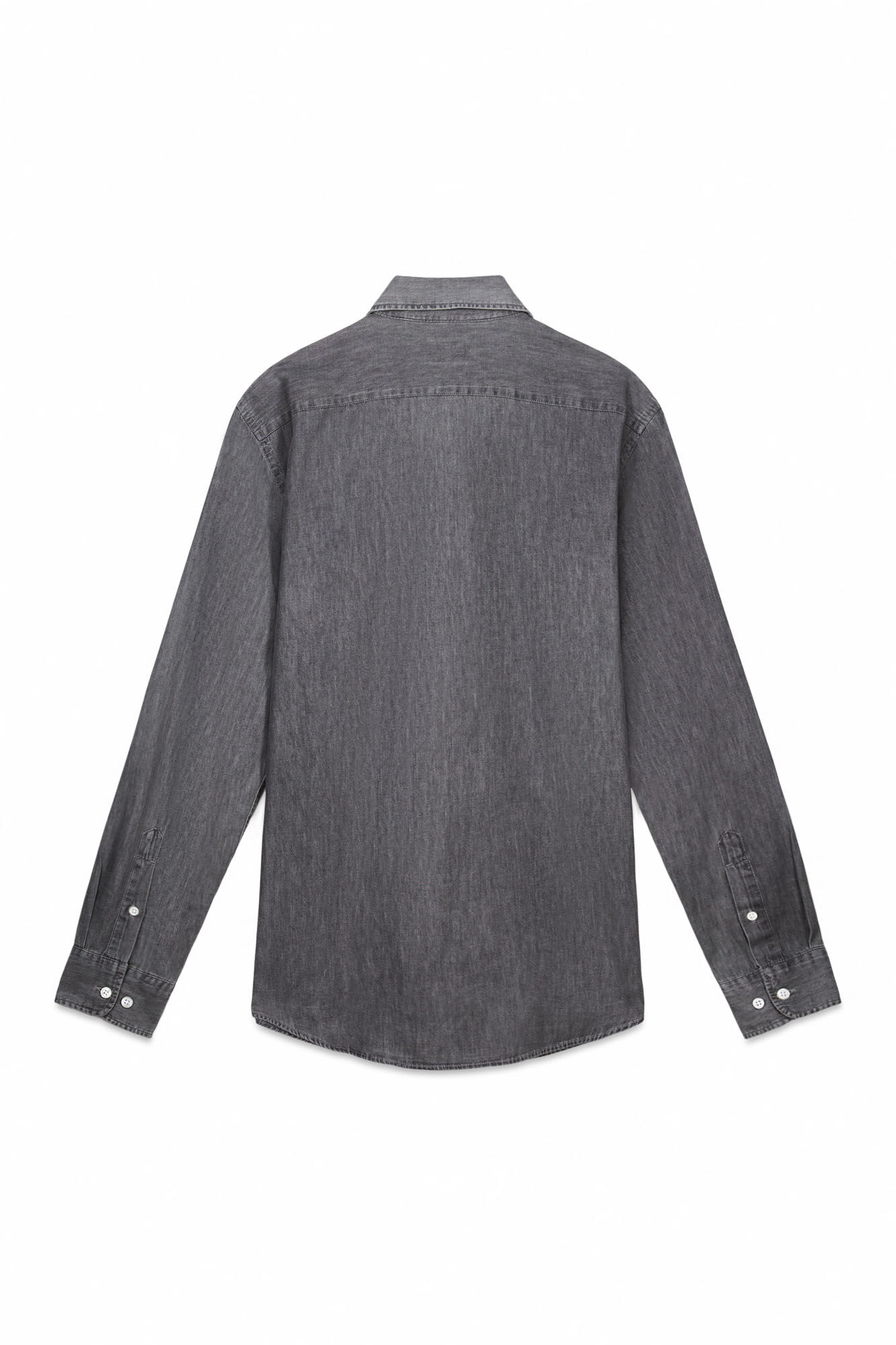 OOTO Camisa de ganga Cinzento