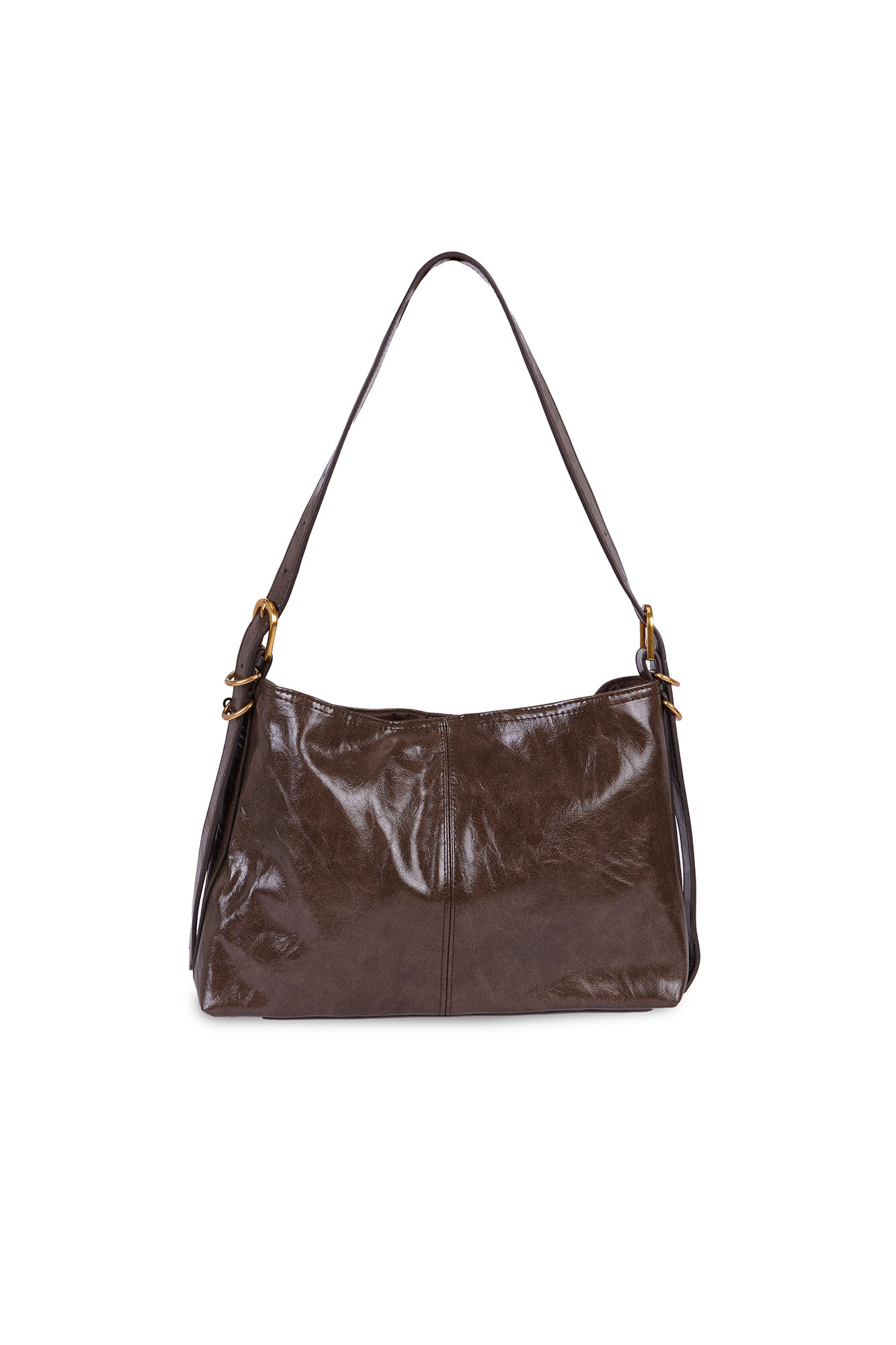 Cortefiel Buckle shopper bag Brown