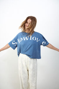 Slowlove Camiseta crop Slowlove