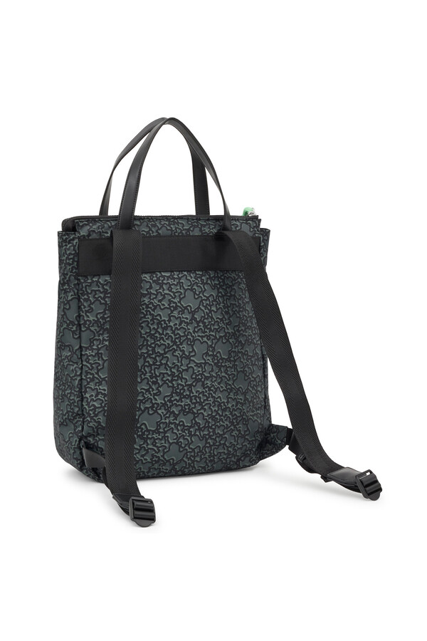 Cortefiel Black Kaos Mini Evolution Nylon backpack Black