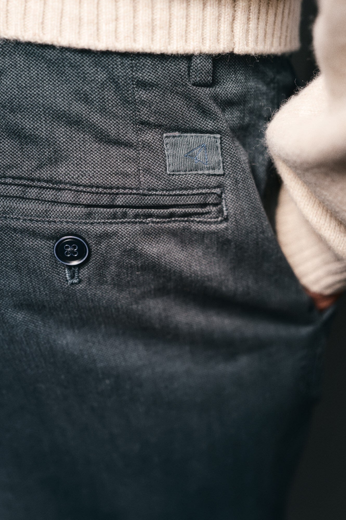 OOTO Cal&ccedil;a cal&ccedil;as chino coordenada Azul