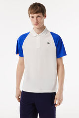 Lacoste Camisa polo color block Branco