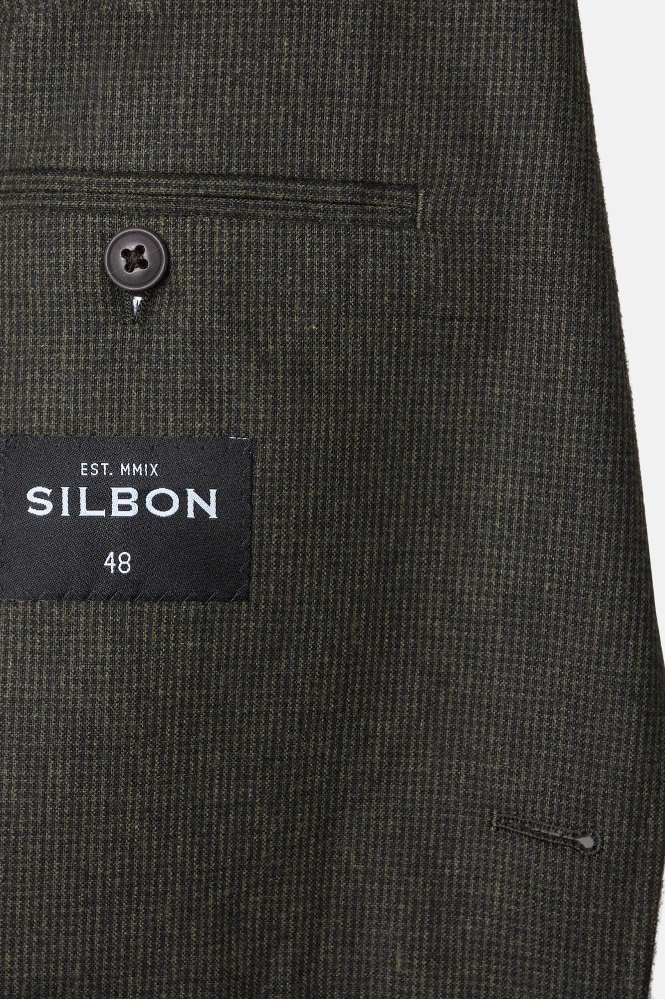 Silbon Houndstooth blazer Green