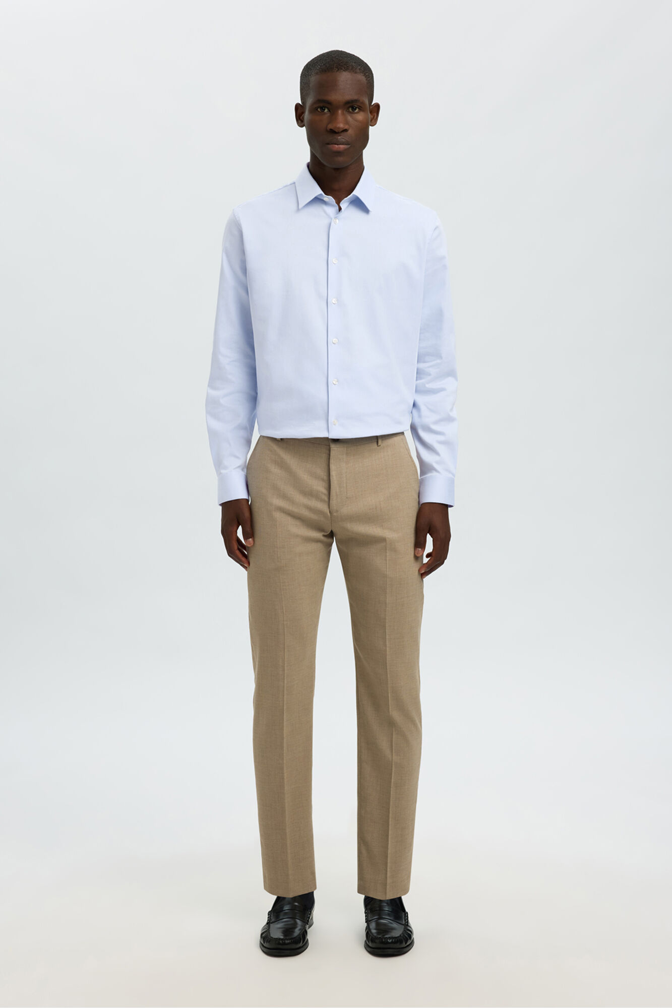 Selected Camisa Slim Fit de vestir Azul