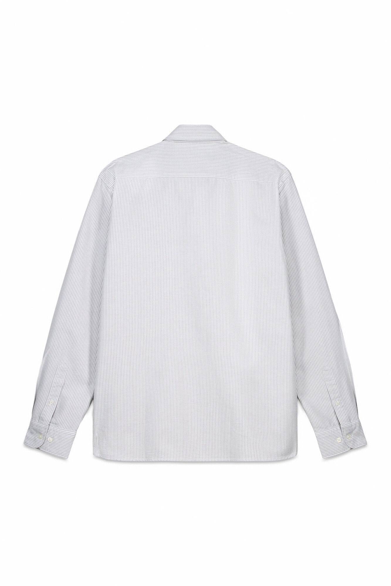 OOTO Camisa oxford riscas Verde