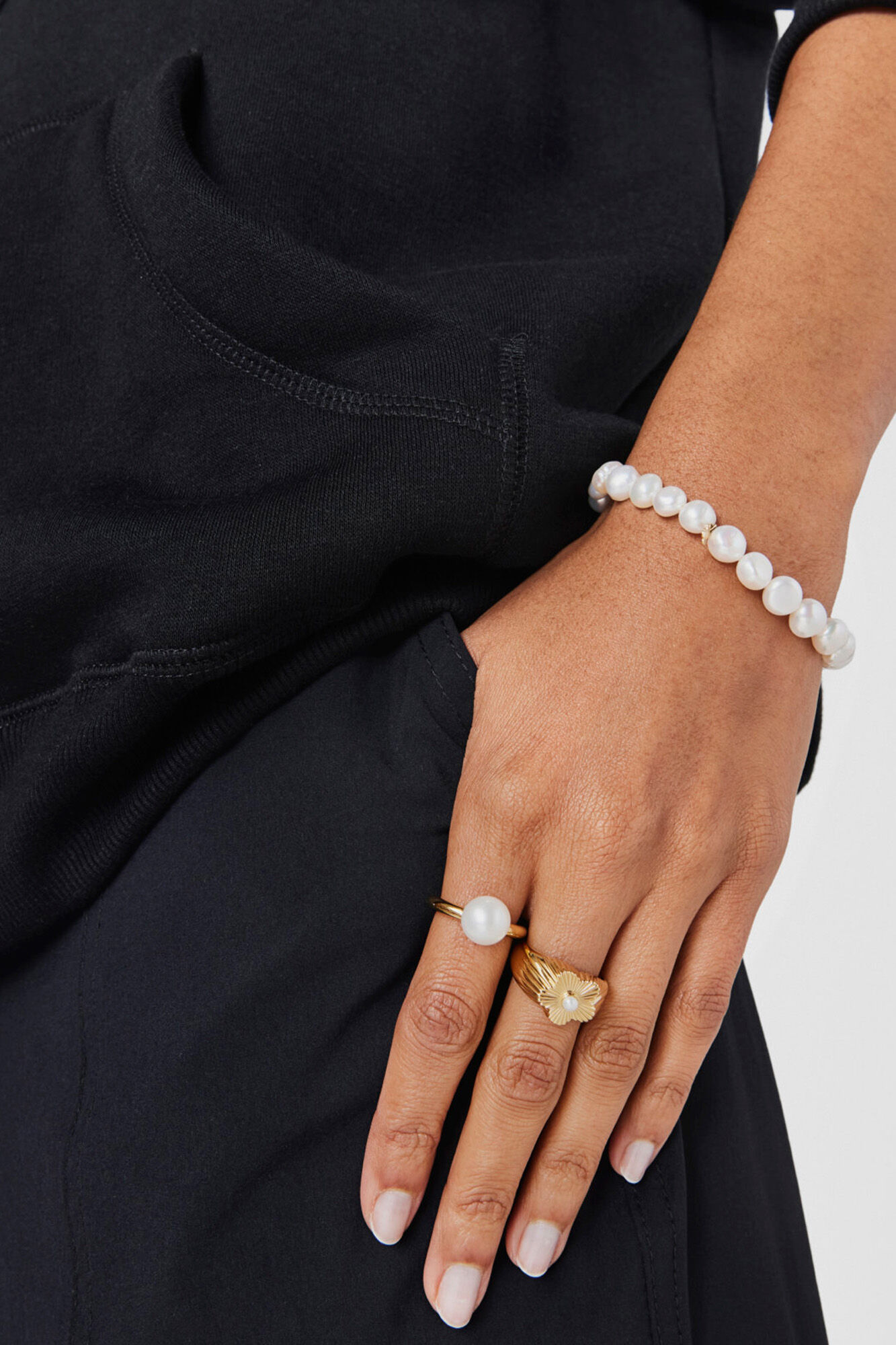 Tous Sweet Dolls gold bracelet with cultured pearls