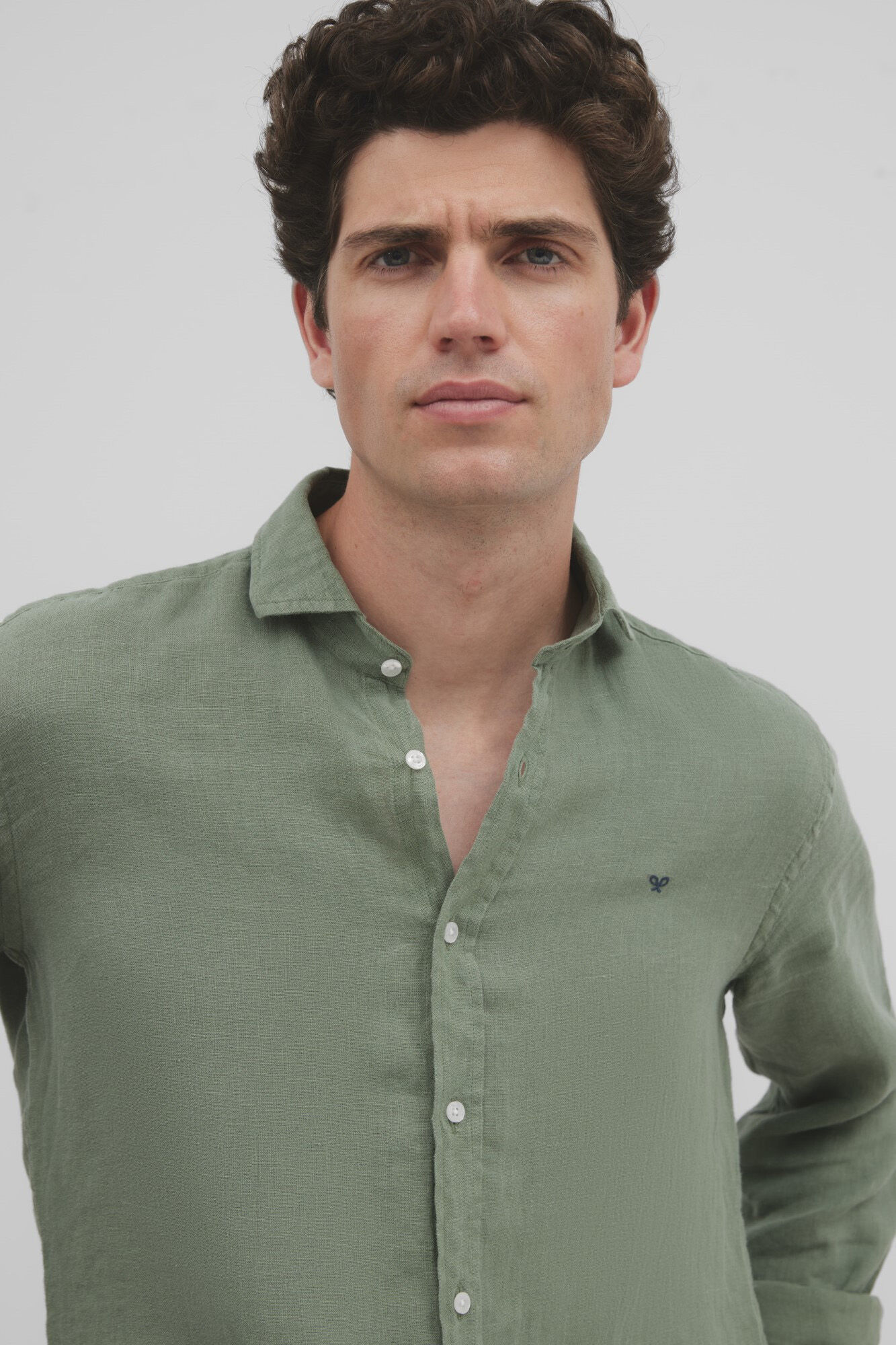 Silbon Camisa sport ligera Verde