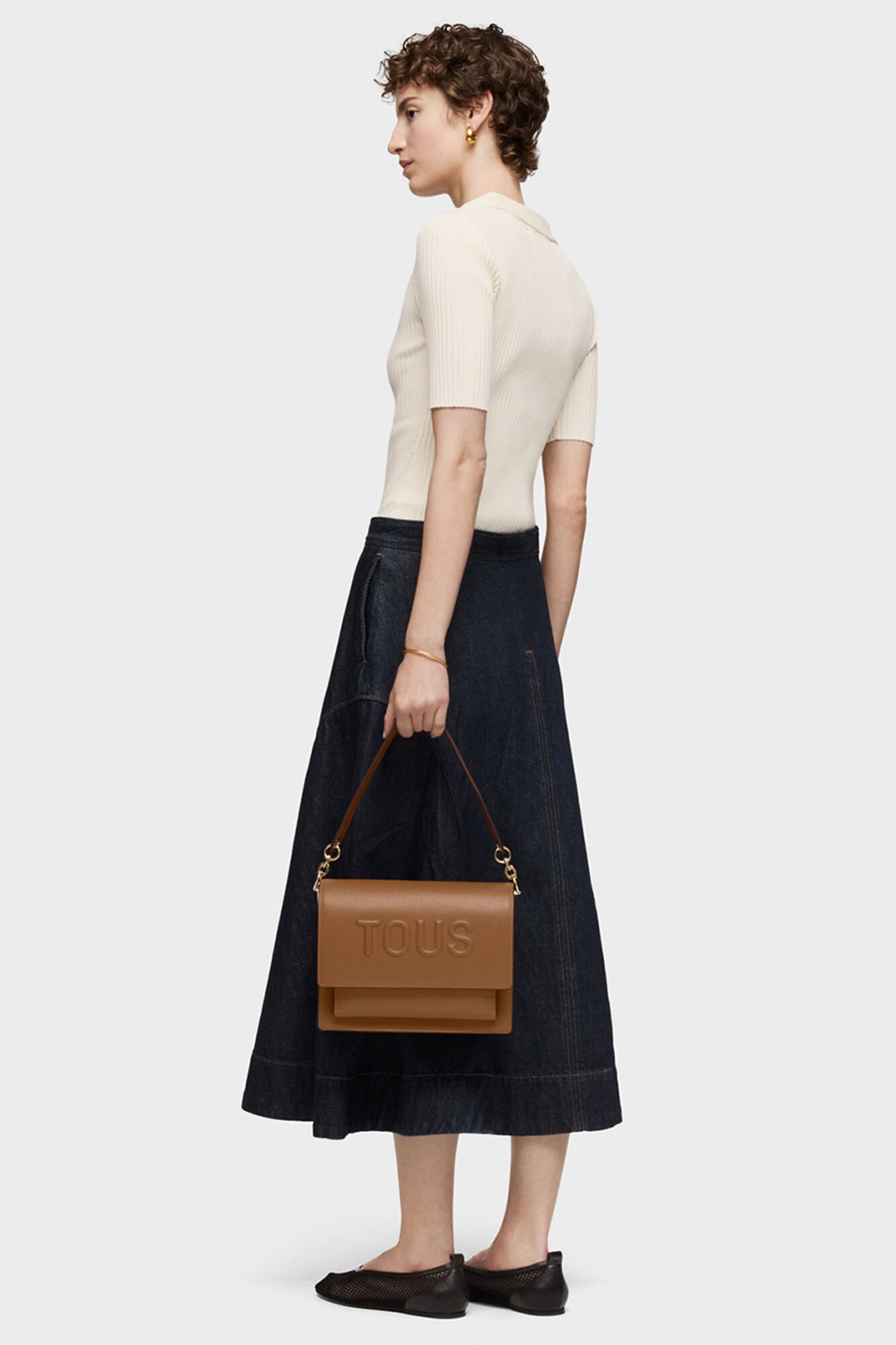 Tous TOUS Brenda Audree Medium Crossbody Bag Brown