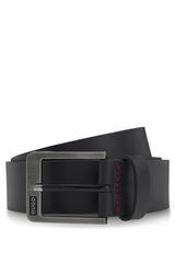 HUGO Leather belt Black
