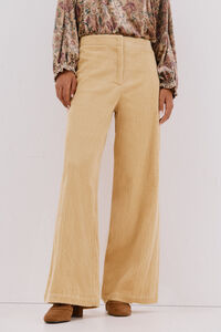 Cortefiel Wide- corduroy women's trousers