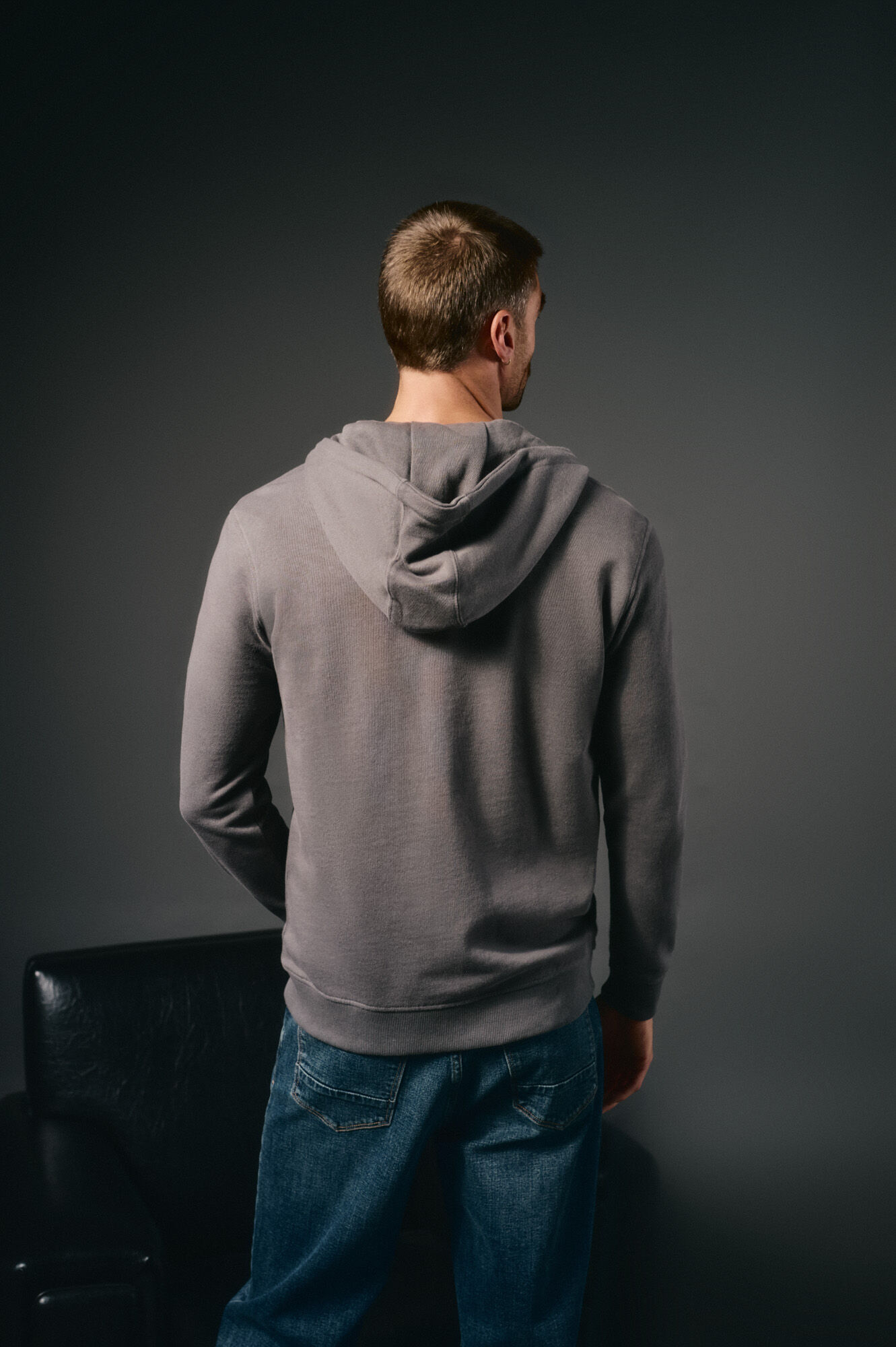 OOTO Sweatshirt com capuz Cinzento