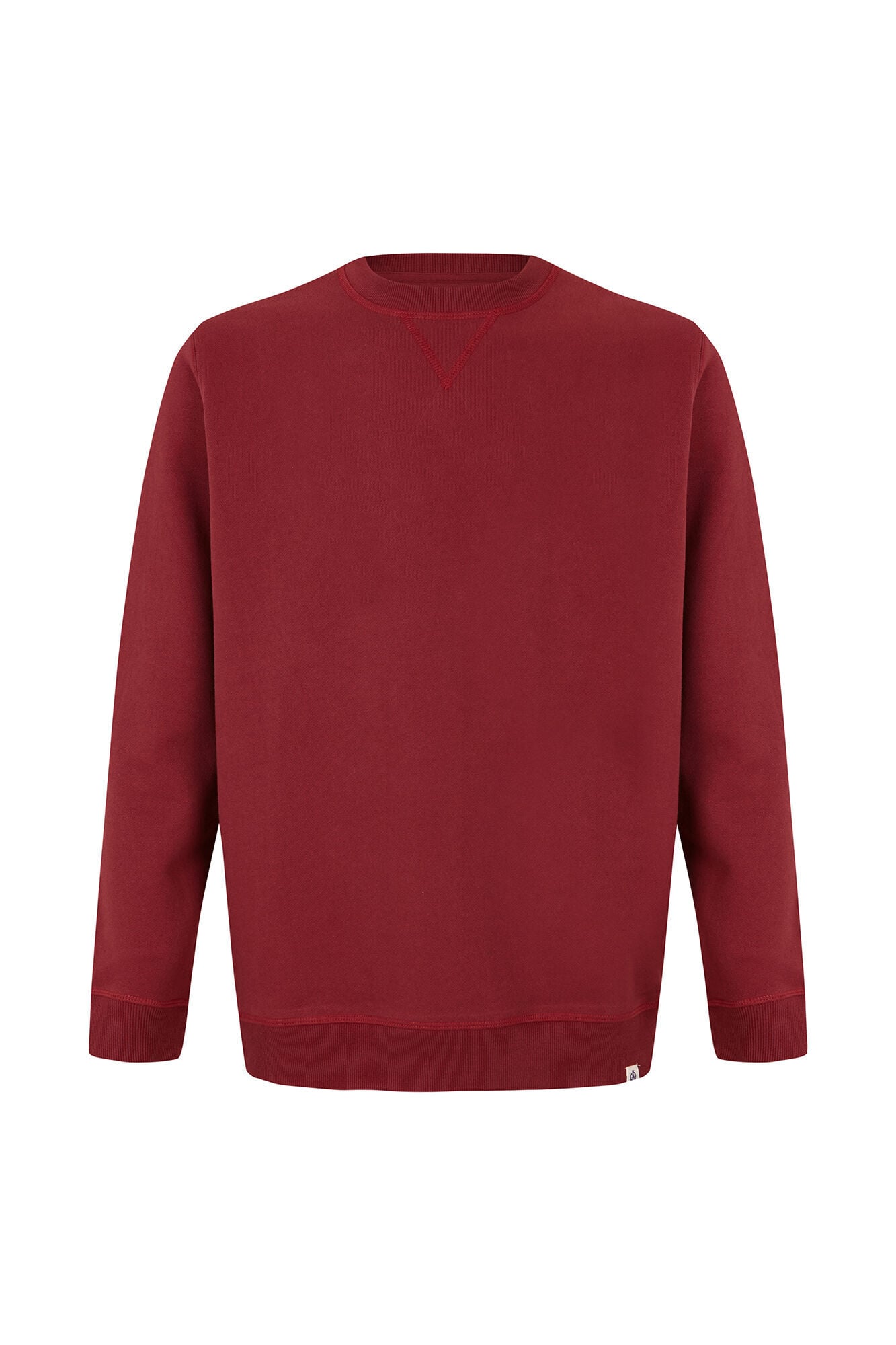 Cortefiel Crew neck sweatshirt Maroon