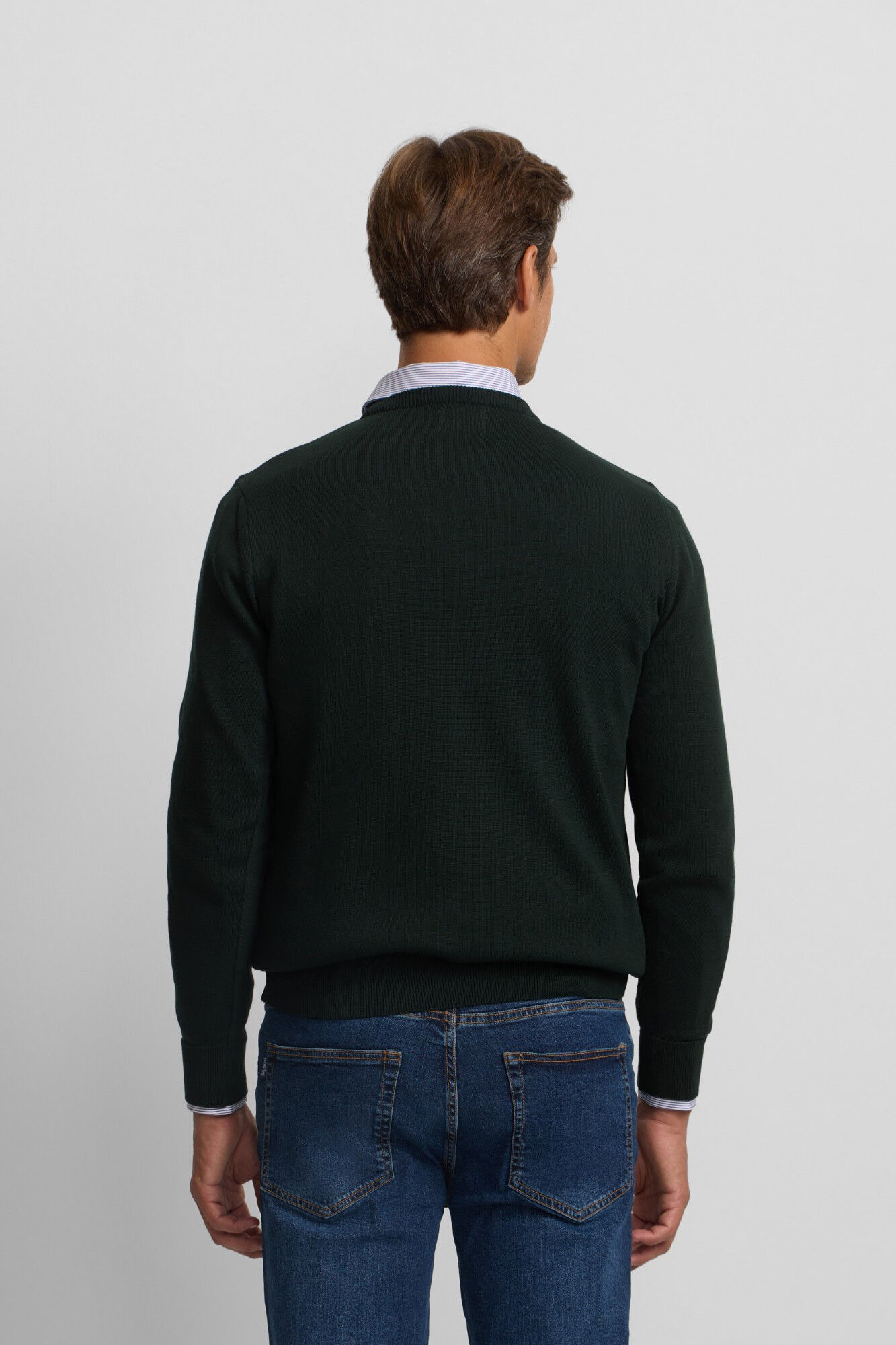 Silbon Camisola retr&ocirc; com estampa de diamantes Verde