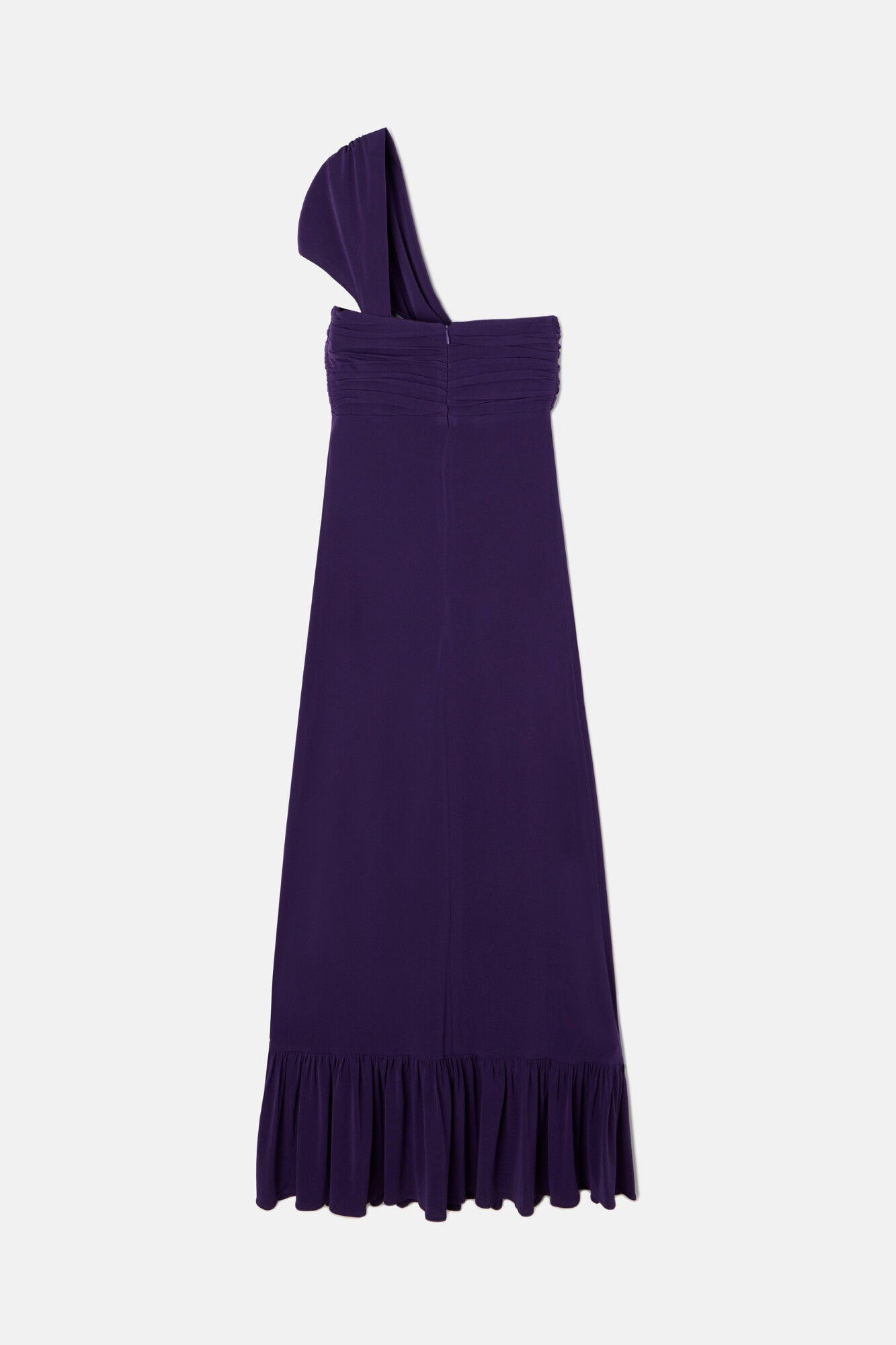 Silbon Vestido de malha assim&eacute;trico  Roxo