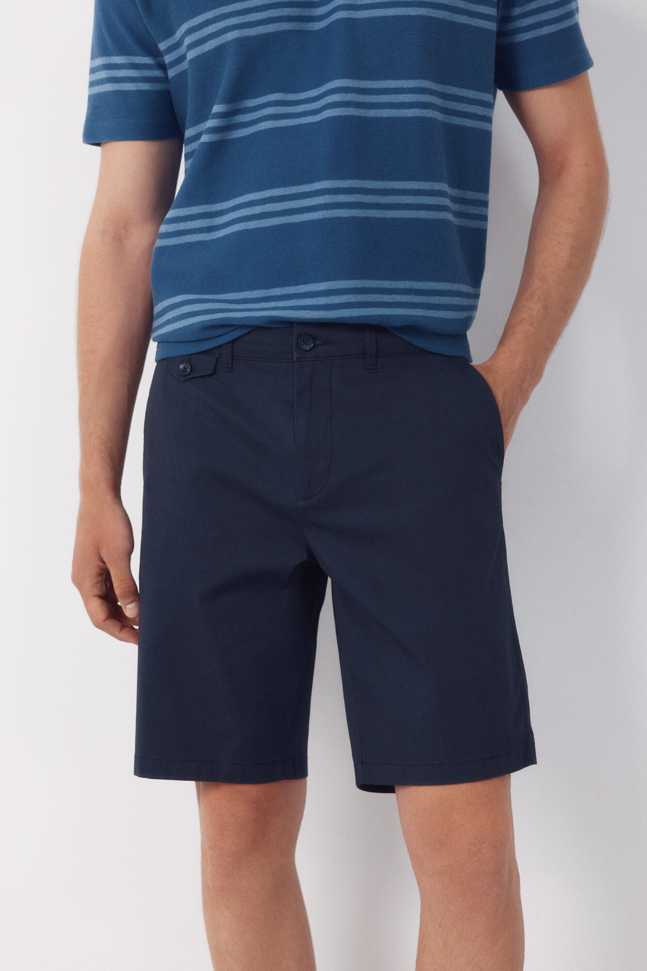 Cortefiel Bermudas chinos estampadas