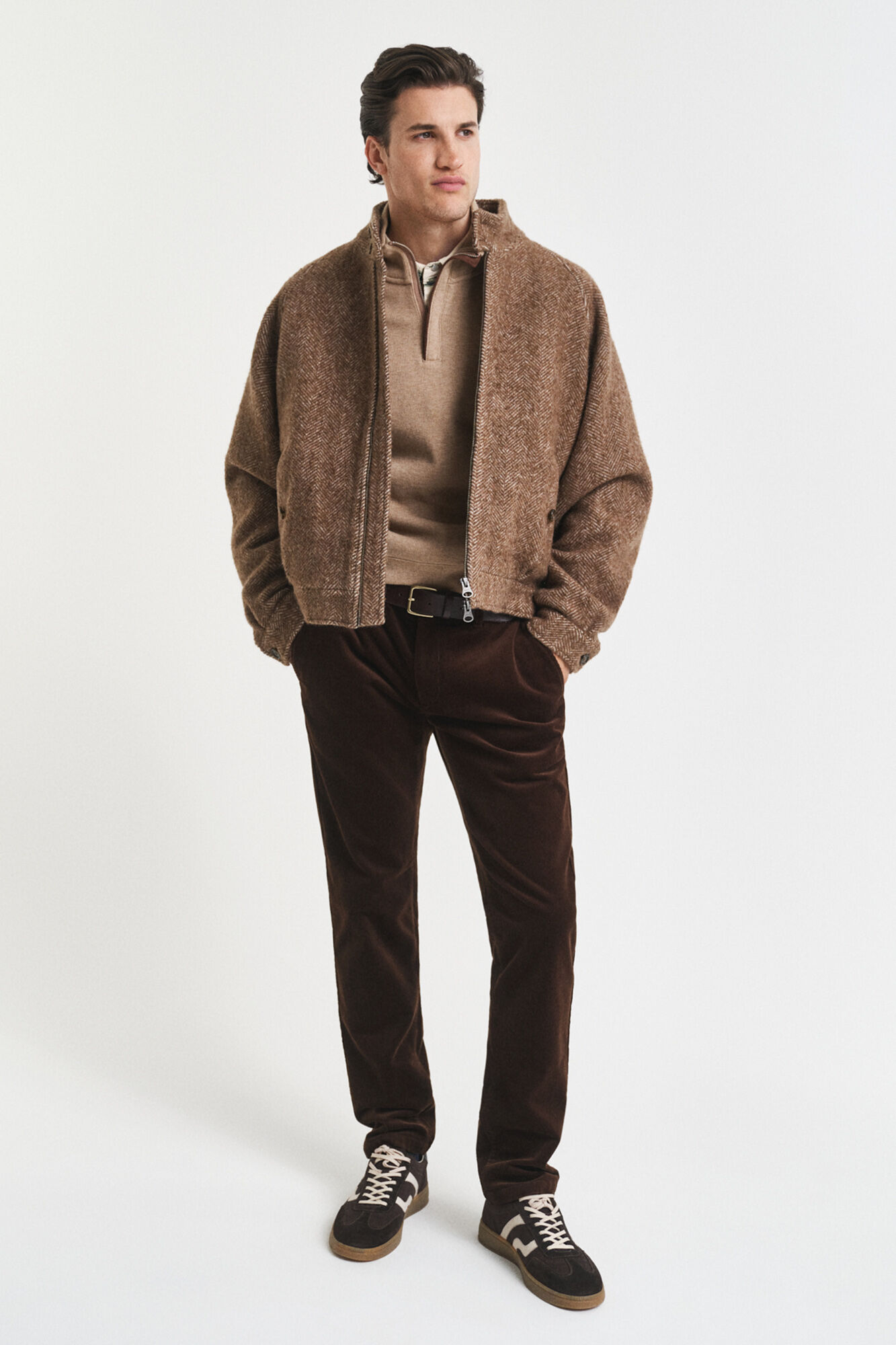 Gant Casaco de malha Gant Castanho