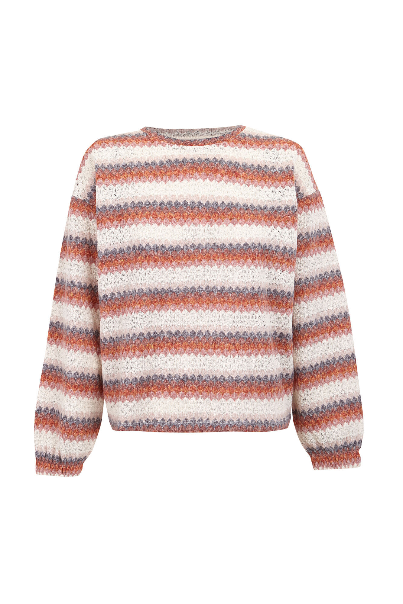 Slowlove Top estruturado multicolor Multicolorido