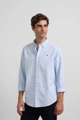 Silbon Camisa sport oxford regular fit rayas Azul